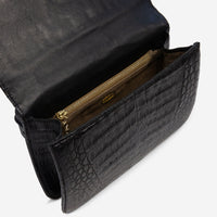 Armenta Black Caiman Leather Small Clutch 06944 - THE SOLIST