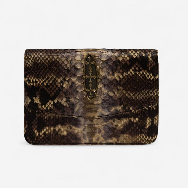 Armenta Multicolor Python Leather Small Clutch 15685 - THE SOLIST