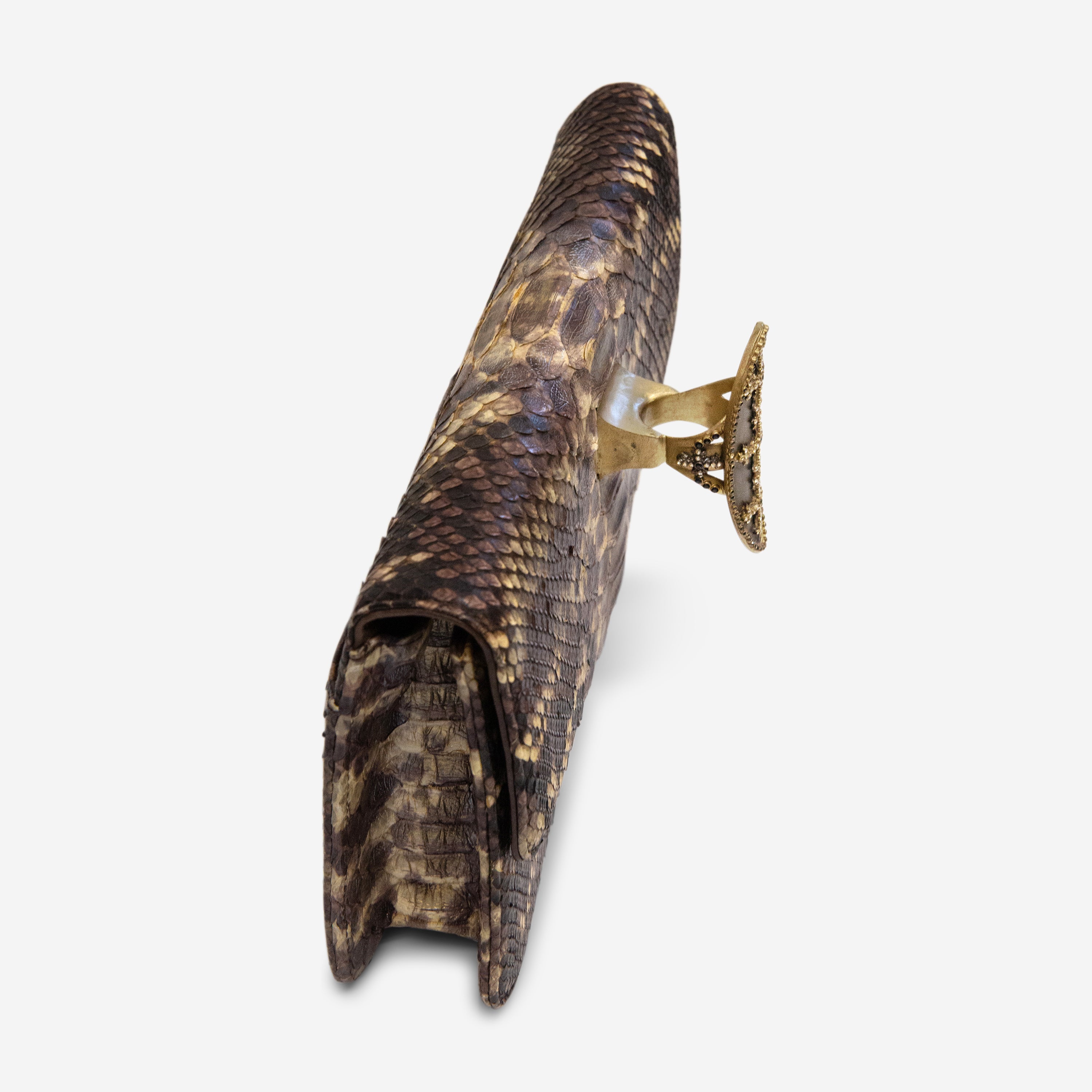 Armenta Multicolor Python Leather Small Clutch 15685 - THE SOLIST