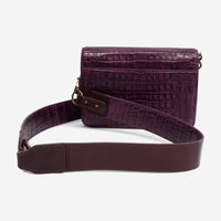 Armenta Purple Caiman Leather Small Clutch 20405 - THE SOLIST