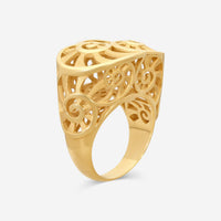 Carrera Y Carrera 18K Yellow Gold Statement Ring Sz. 7.75 DA12350-01