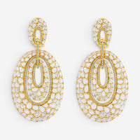Diana M. Jewels 18K Rose Gold Diamond Chandelier Earrings DEA2415