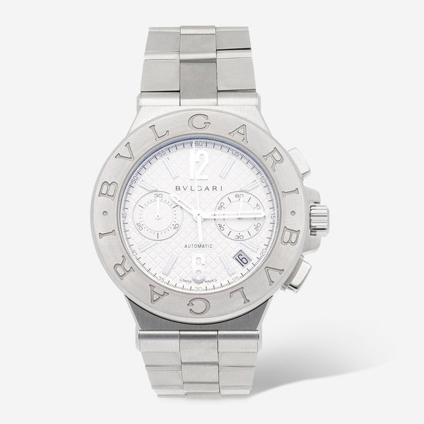 Bulgari Diagono Stainless Steel Chronograph Automatic Men's Watch 101629