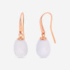 SuperOro Dino 18K White Gold Agate Drop Earrings DINO/O018