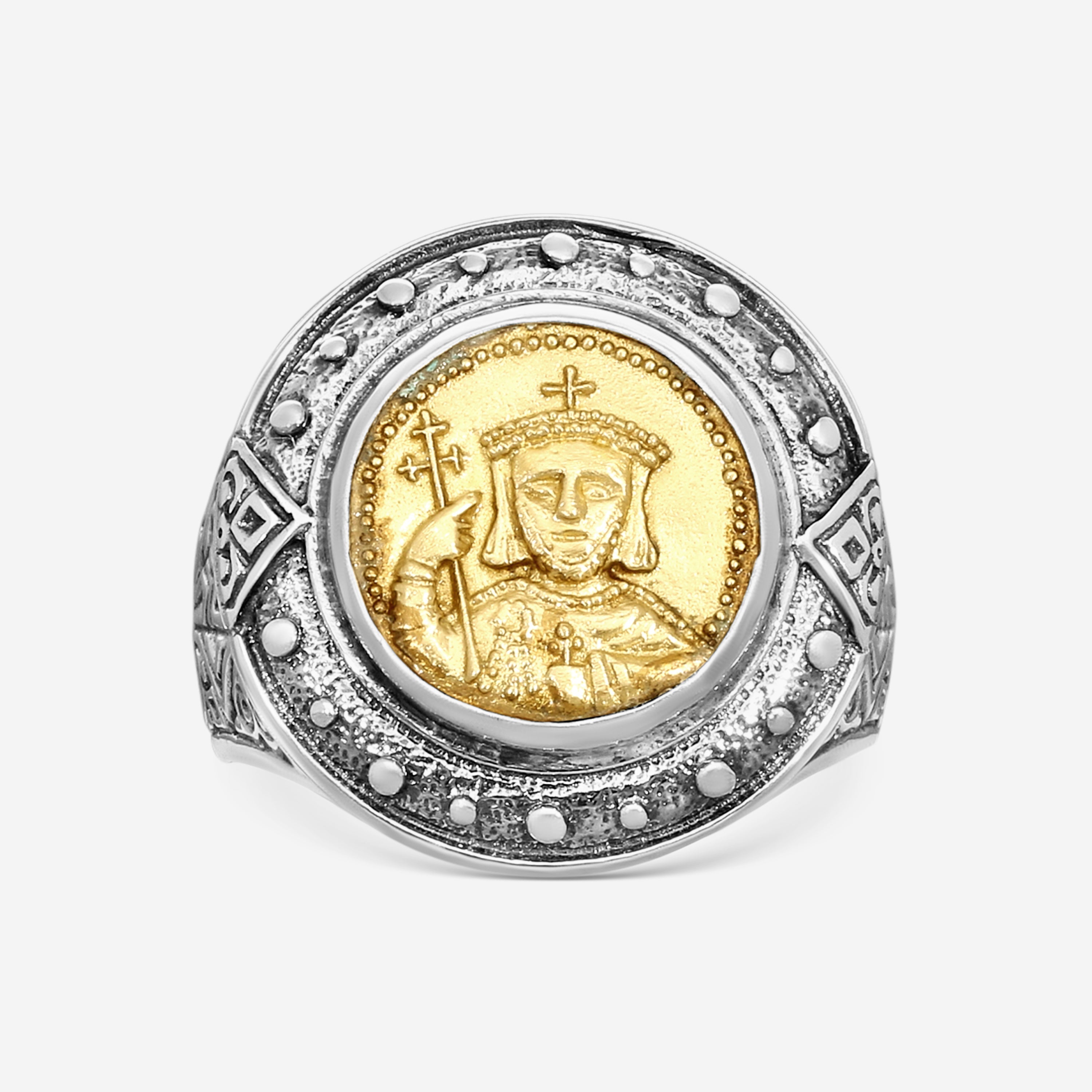 Konstantino Byzantium Sterling Silver & Bronze Ring Sz. 12 DKJ497-300-S12 - THE SOLIST