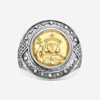Konstantino Byzantium Sterling Silver & Bronze Ring Sz. 12 DKJ497-300-S12 - THE SOLIST