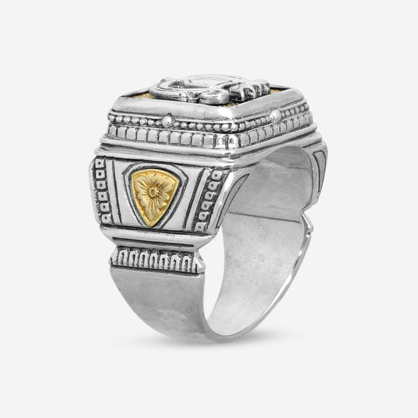 Konstantino Sterling Silver & Bronze Ring Sz. 11.5 DKJ540-131-300