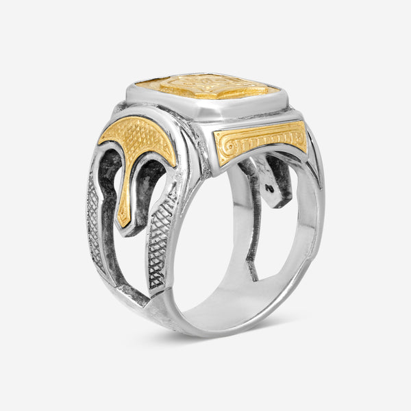 KONSTANTINO – “Byzantium” Sterling Silver & Bronze Ring – DKJ550-131-300

Ring Size: 10.0
Width: 0.38 in. - THE SOLIST