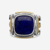 Konstantino Sterling Silver & Bronze Lapis Lazuli Ring Sz. 11 DKJ551-11