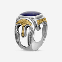 Konstantino Sterling Silver & Bronze Lapis Lazuli Ring Sz. 11 DKJ551-11