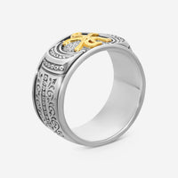 Konstantino Stavros Sterling Silver & 18K Yellow Gold Ring Sz. 11 DKJ824-130-S11 - THE SOLIST