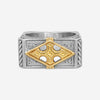 KONSTANTINO – “Stavros” Sterling Silver & 18K Yellow Gold Ring – DKJ833-130 S10

Ring Size: 10.0
Width: 0.38 in. - THE SOLIST