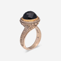 Konstantino Calypso Sterling Silver and 18K Yellow Gold,Onyx Ring DKJ844-120