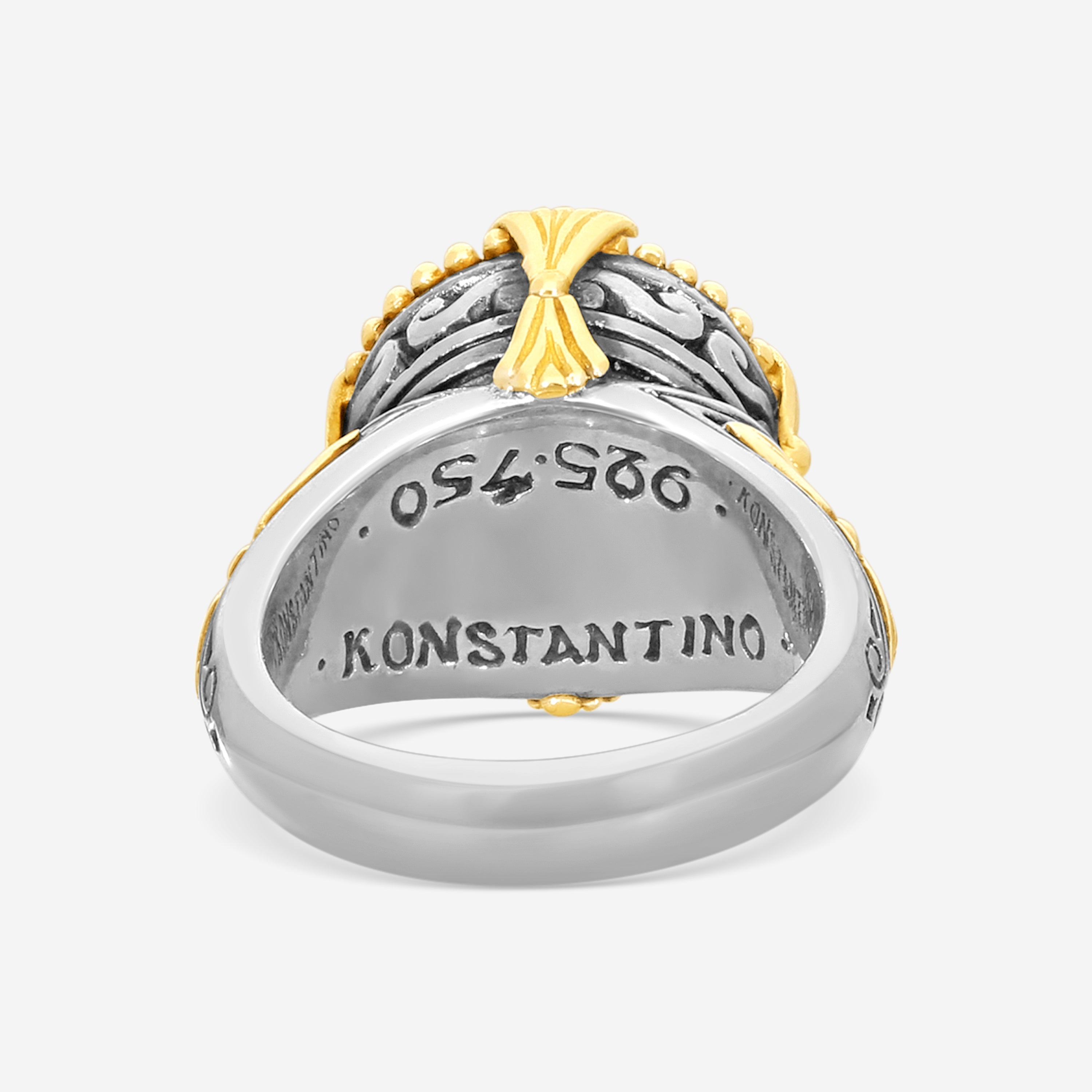 Konstantino Thalia Sterling Silver & 18K Yellow Gold Pearl Ring Sz. 7 DKJ851-122 - THE SOLIST