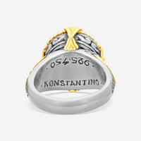 Konstantino Thalia Sterling Silver & 18K Yellow Gold Pearl Ring Sz. 7 DKJ851-122 - THE SOLIST