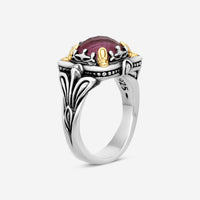 KONSTANTINO – “Gen K” Sterling Silver & 18K Yellow Gold, Ruby Doublet Ring (RD: 9.50 mm) – DKJ936-546 S7

Center (RD): 9.50 mm
Ring Size: 7.0
Width: 0.19 in. - THE SOLIST
