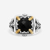 Konstantino Gen K Sterling Silver & 18K Yellow Gold Onyx Ring Sz. 7 DKJ936-120-S7 - THE SOLIST