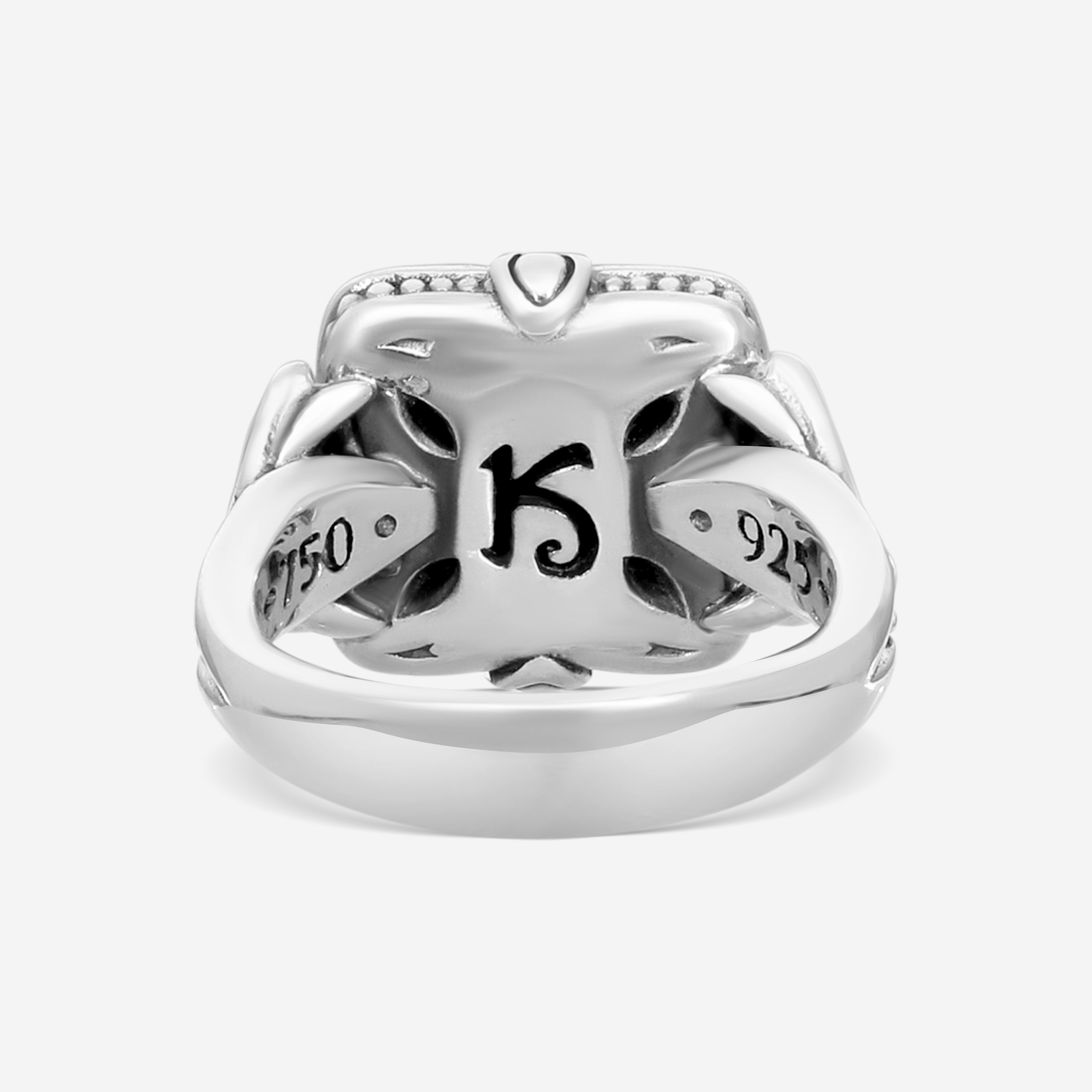 Konstantino Gen K Sterling Silver & 18K Yellow Gold Onyx Ring Sz. 7 DKJ936-120-S7 - THE SOLIST