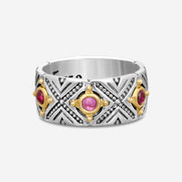 KONSTANTINO – “Dome” Sterling Silver & 18K Yellow Gold, Corundum Ring (COR: 3 mm) – DKJ974-538 S7

Center (COR): 3 mm
Ring Size: 7.0
Width: 0.38 in. - THE SOLIST