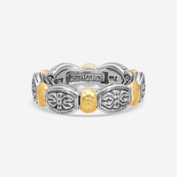 KONSTANTINO – “Aspasia” Sterling Silver & 18K Yellow Gold Ring – DMK1989-130

Ring Size: 7.0
Width: 0.25 in. - THE SOLIST