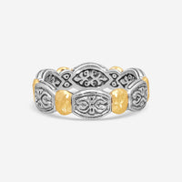 KONSTANTINO – “Aspasia” Sterling Silver & 18K Yellow Gold Ring – DMK1989-130

Ring Size: 7.0
Width: 0.25 in. - THE SOLIST