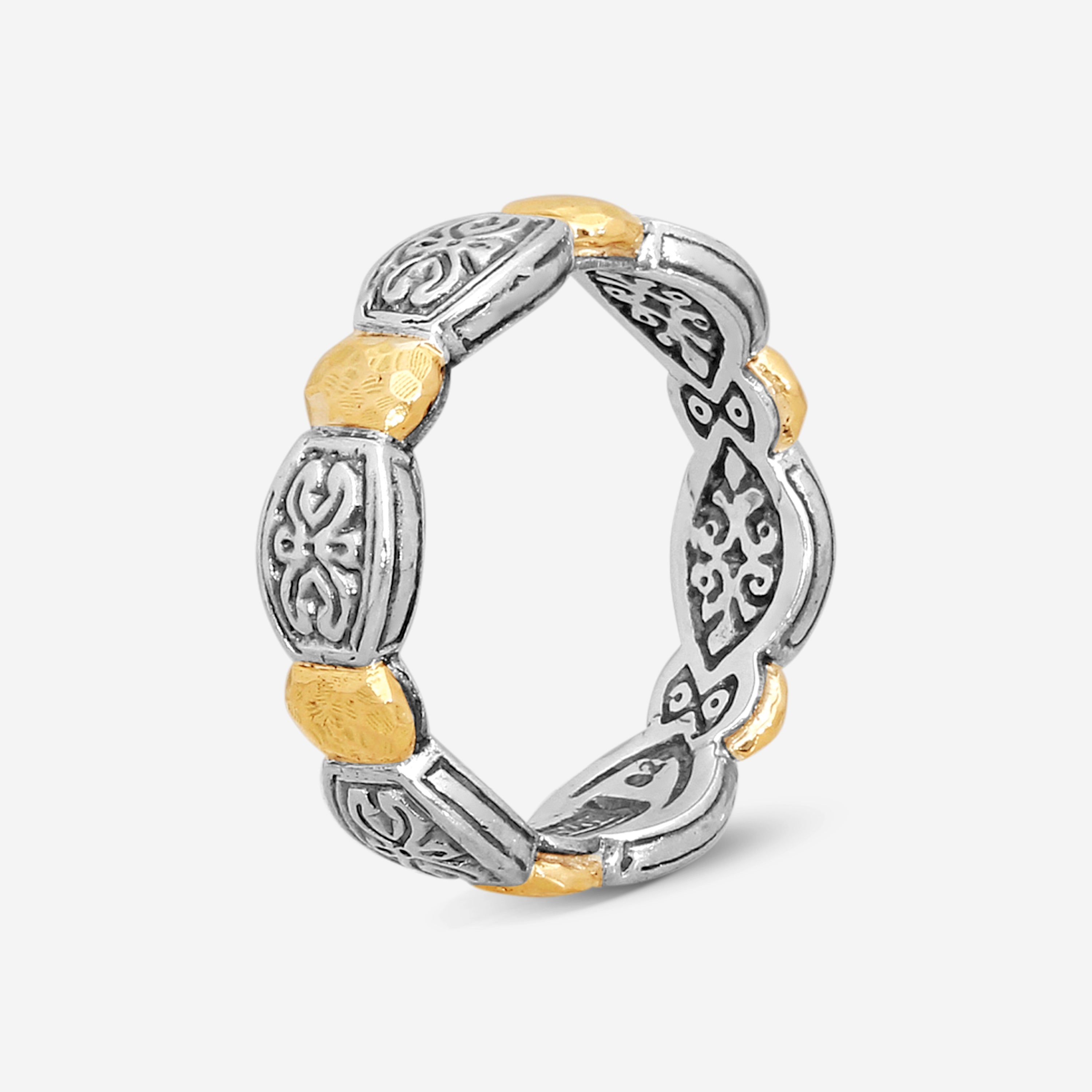 KONSTANTINO – “Aspasia” Sterling Silver & 18K Yellow Gold Ring – DMK1989-130

Ring Size: 7.0
Width: 0.25 in. - THE SOLIST