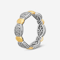 KONSTANTINO – “Aspasia” Sterling Silver & 18K Yellow Gold Ring – DMK1989-130

Ring Size: 7.0
Width: 0.25 in. - THE SOLIST