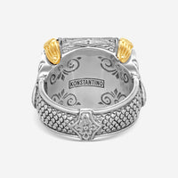 KONSTANTINO – “Sparta” Sterling Silver & 18K Yellow Gold, Onyx Ring (ONX: 19.4 x 14.8 mm) – DMK2030-331

Center (ONX): 19.4 x 14.8 mm
Ring Size: 10.0
Width: 0.31 in. - THE SOLIST