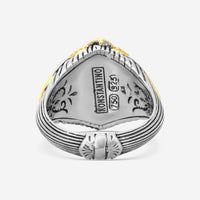 Konstantino Gen K 2 Sterling Silver & 18K Yellow Gold Corundum Ring Sz. 7 DMK2151-652-S7 - THE SOLIST