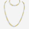 Diana M. Jewels 14K White & Yellow Gold Diamond Long Station Necklace DNK881