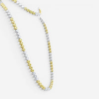 Diana M. Jewels 14K White & Yellow Gold Diamond Long Station Necklace DNK881