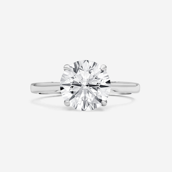 Ina Mar 14K White Gold Round Cut IGI Certified Solitaire Lab Grown 3.00ct. Diamond Ring DR10010-7