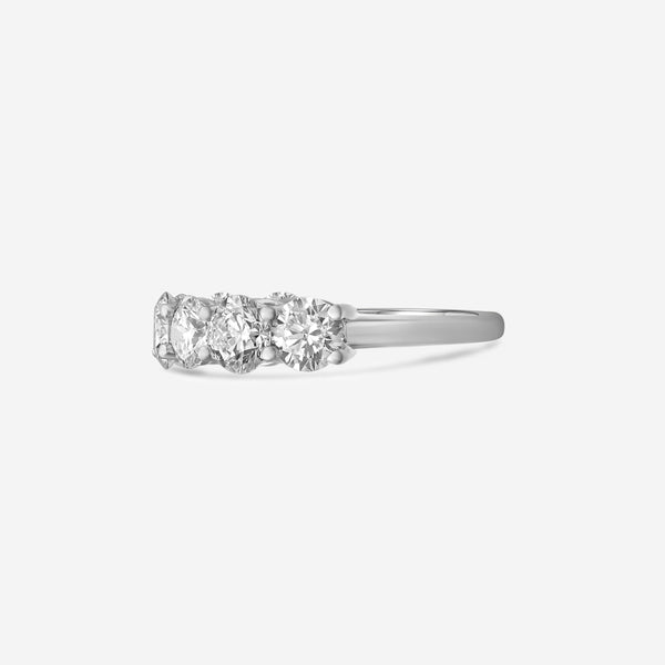 Ina Mar 14K White Gold Round Cut IGI Certified Lab Grown Diamond 2.00 ct.twd Seven Stone Ring DR-10109