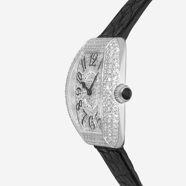 Franck Muller Heart 18K White Gold Diamond Quartz Ladies Watch 5002SQZD3CD