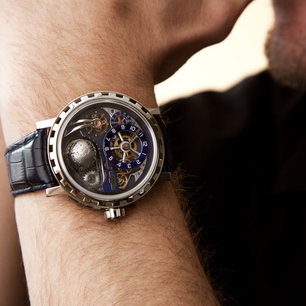 Dewitt Academia Hour Planet Hand Wind Stainless Steel Men's Watch AC.GHT.004