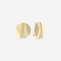 Alberto Milani Via Senato 18K Yellow Gold Diamond Earrings E0041E