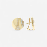 Alberto Milani Via Senato 18K Yellow Gold Diamond Earrings E0041E