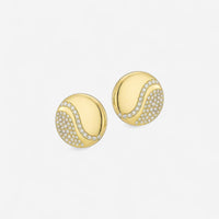 Alberto Milani 18K Yellow Gold Diamond Stud Earrings E0062E