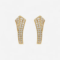 Alberto Milani 18K Yellow Gold Diamond Earrings E0172E