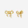 Suna Brothers 18K Yellow Gold Diamond Bow Earrings E1946Y