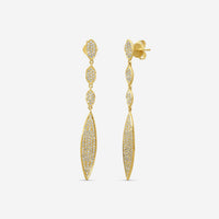 Sydney Evan Marquise 14K Yellow Gold Diamond Drop Earrings E26791-Y