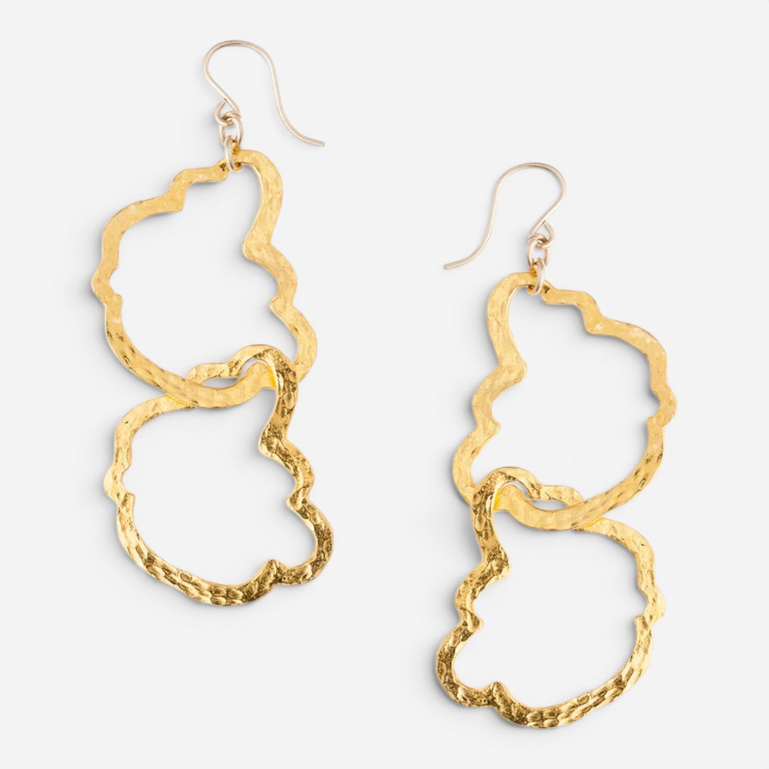 Devon Leigh 18K Yellow Gold Plated Brass & 14K Gold Filled Dangle Earrings E3665