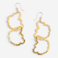 Devon Leigh 18K Yellow Gold Plated Brass & 14K Gold Filled Dangle Earrings E3665