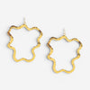 Devon Leigh 18K Yellow Gold Plated Brass Dangle Earrings E3678