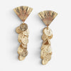 Devon Leigh 24K Yellow Gold Plated Brass & 14K Yellow Gold Dangle Earrings E4412