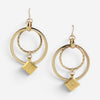 Devon Leigh 18K Yellow Gold Plated Brass & 14K Yellow Gold Dangle Earrings E4476
