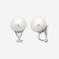 Assael 18K White Gold South Sea Cultured Pearl Clip Earrings E6558 - THE SOLIST