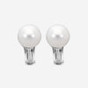 Assael 18K White Gold South Sea Cultured Pearl Clip Earrings E6580 - THE SOLIST