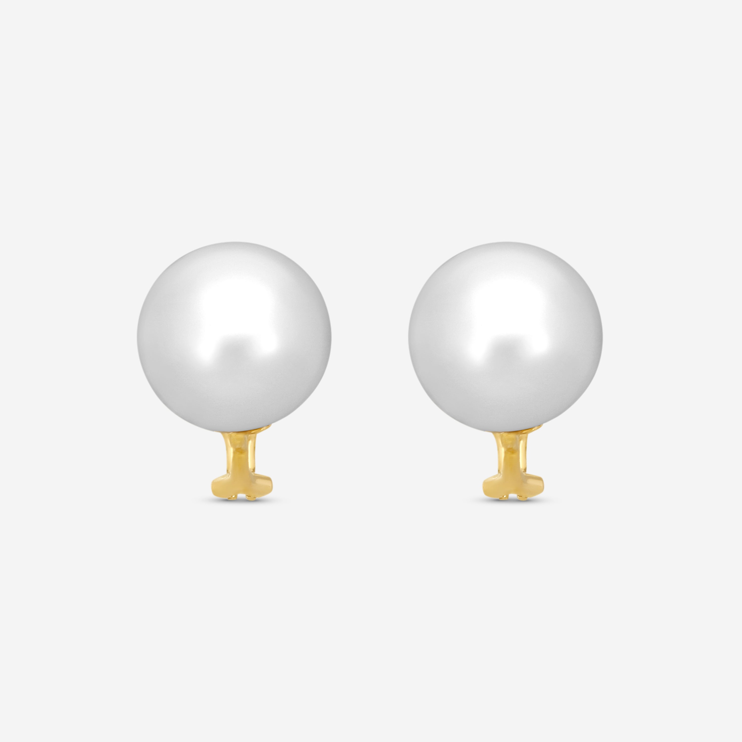 Assael 18K Yellow Gold South Sea Cultured Pearl Clip-On Earrings E6973