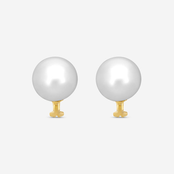 Assael 18K Yellow Gold South Sea Cultured Pearl Clip-On Earrings E6973